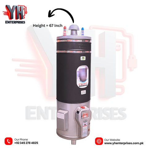 Crown Storage Geyser 50 Gallon (10X10 Guage) Gas+Electric+Auto