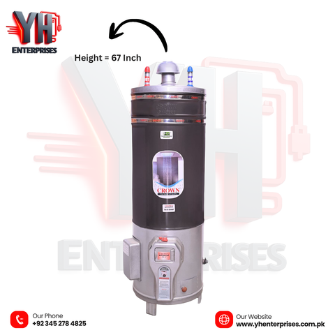 Crown Storage Geyser 50 Gallon (10X10 Guage) Gas+Electric+Auto