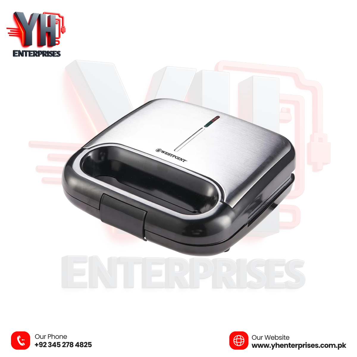 WestPoint WF-6696 Deluxe Sandwich Toaster – Perfect Toasts, Every Time!