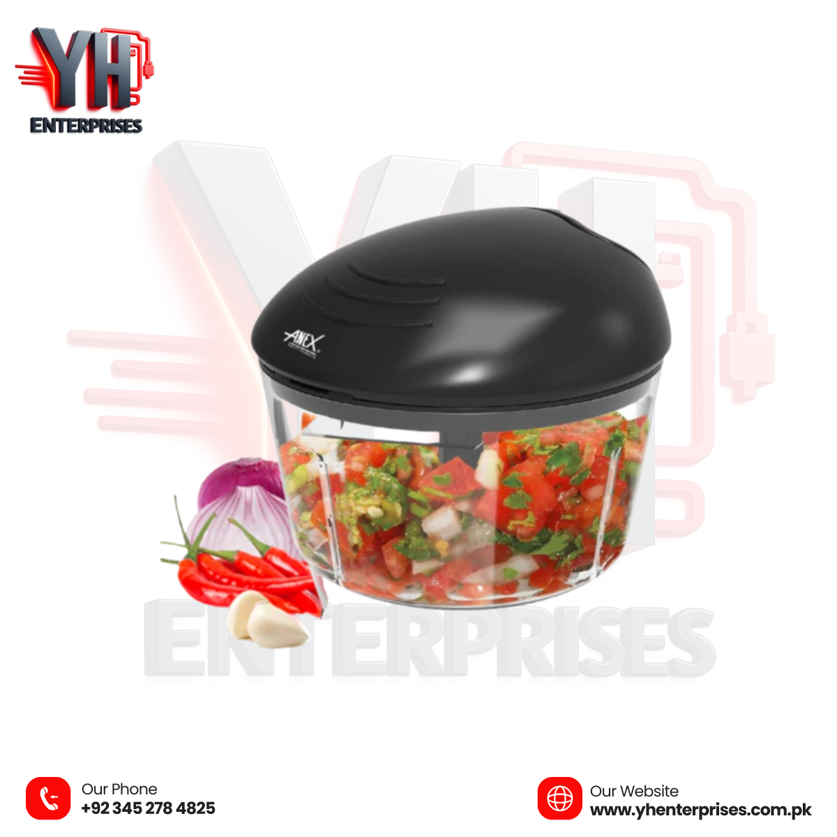 Anex AG-01 Deluxe Pull Chopper - YH Enterprises