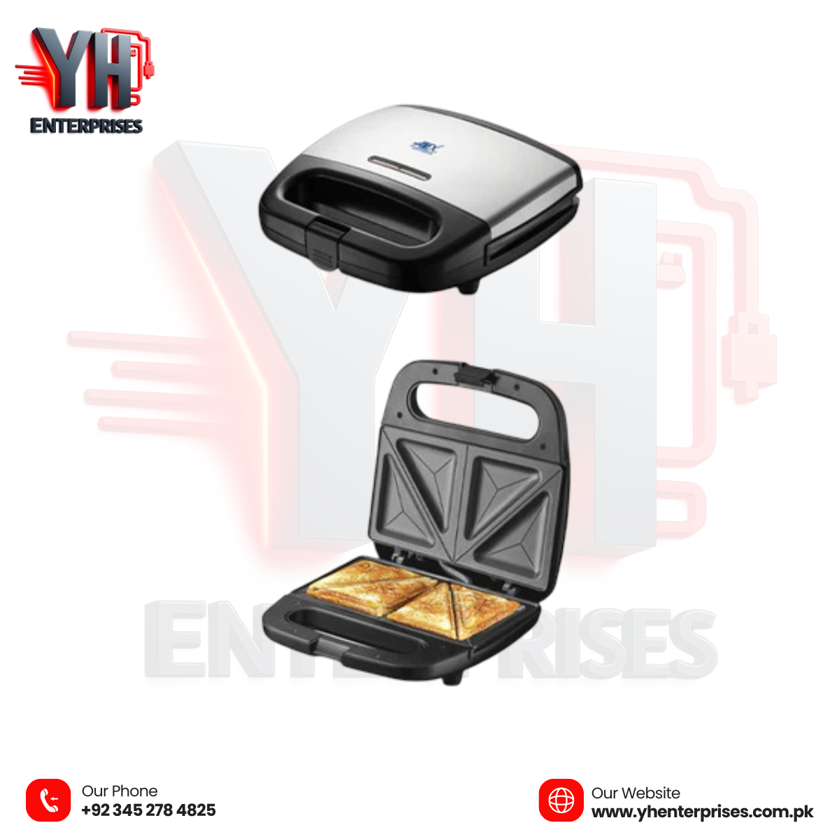 Anex AG-2131 Deluxe Sandwich Maker - YH Enterprises