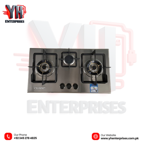 Crown CR-10S EPS Built-In Gas Hob – Elegant & Energy-Efficient Cooking Solution