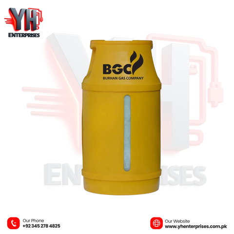 BGC LPG Cylinder and Stove Set - 13Kg Cylinder, Crown Stove, 10FT Gas Pipe & 3 Star Regulator