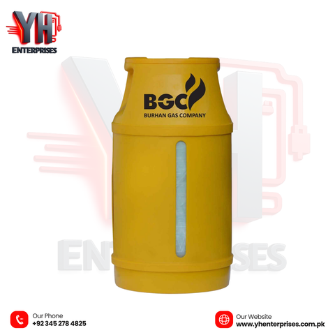 BGC LPG Cylinder and Stove Set - 13Kg Cylinder, Crown Stove, 10FT Gas Pipe & 3 Star Regulator