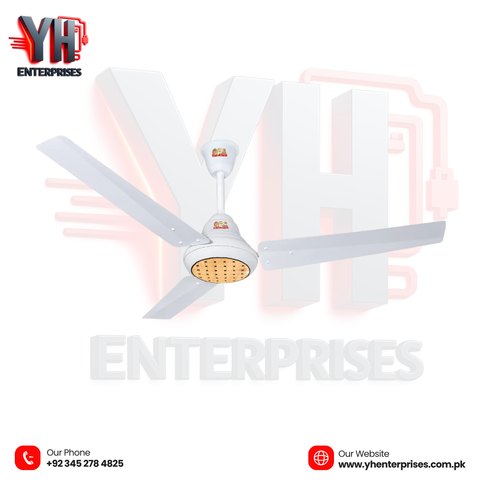 GFC Solar Ravi Plus AC/DC Ceiling Fan 56" – Smart Cooling Without Electricity Worries