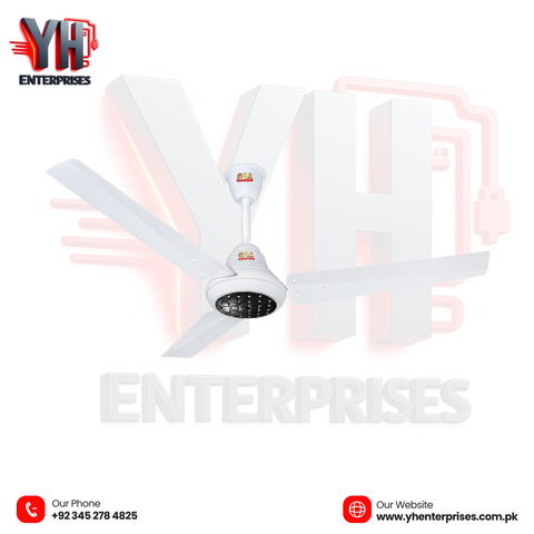 GFC Solar Ravi Plus AC/DC Ceiling Fan 56" – Smart Cooling Without Electricity Worries