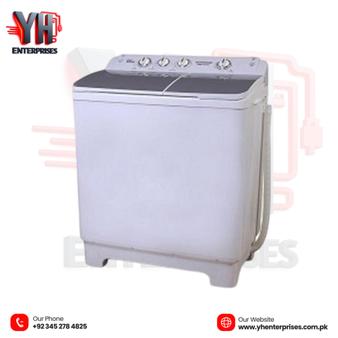 Kenwood KWM-1012 Turbo Wash Semi-Automatic Washing Machine – Powerful, Durable, and Efficient