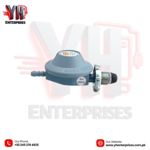 BGC LPG Cylinder and Stove Set - 13Kg Cylinder, Crown Stove, 10FT Gas Pipe & 3 Star Regulator