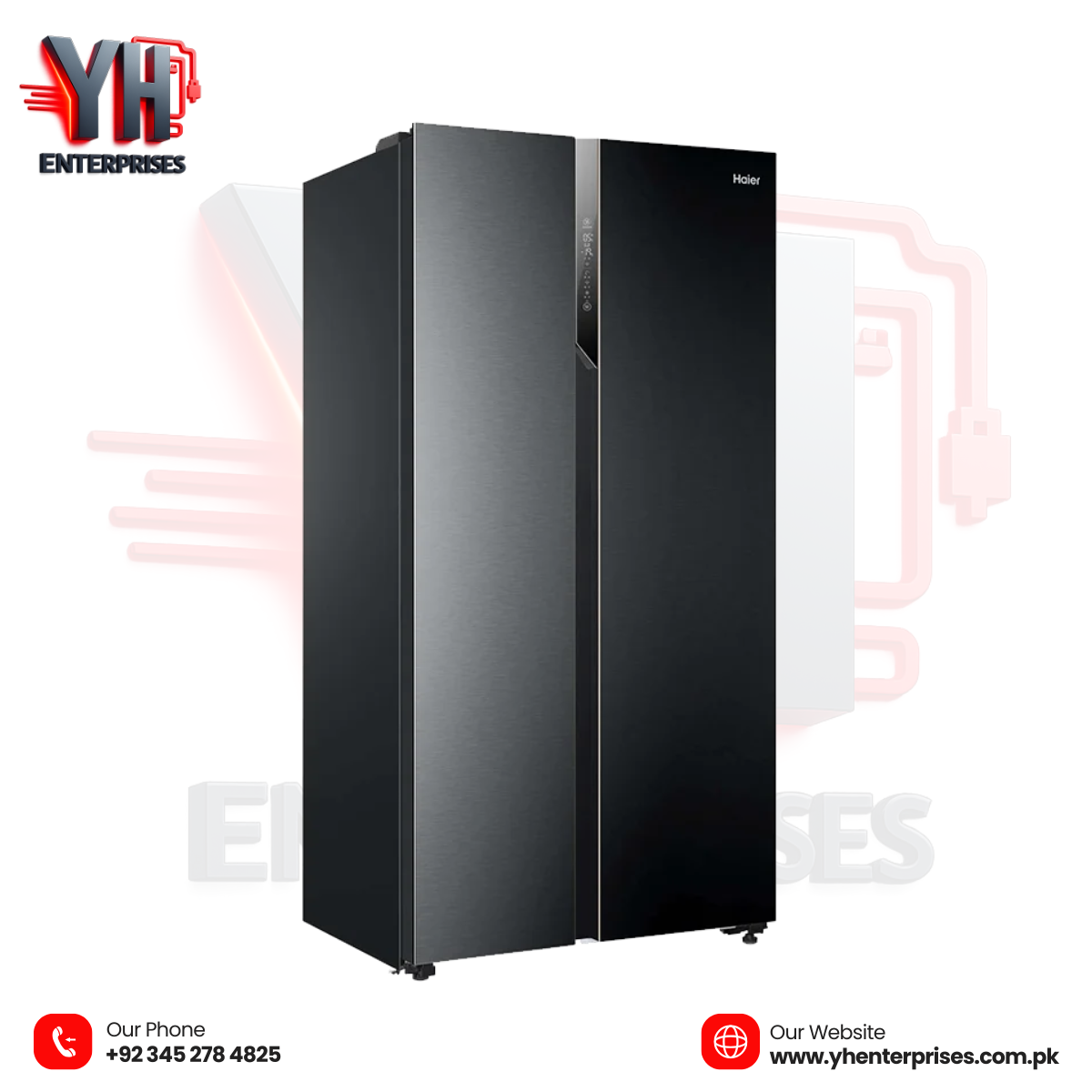 Haier Side by Side Refrigerator Twin Inverter HRF-622IBS