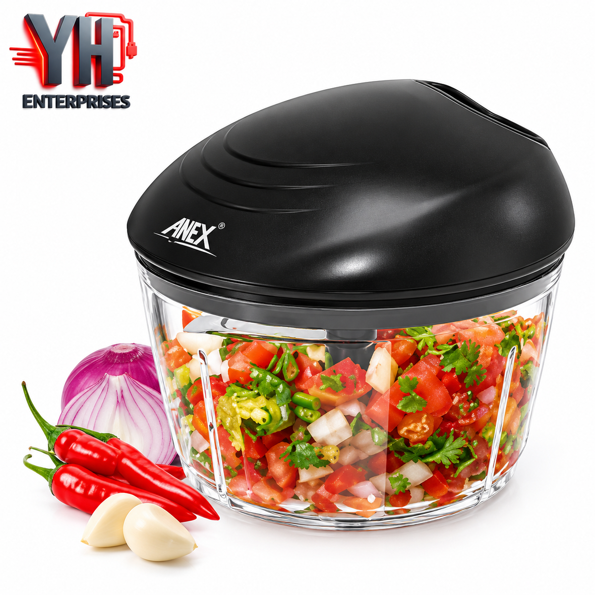 Anex Deluxe Pull Chopper AG-01 Manual Vegetable Cutter