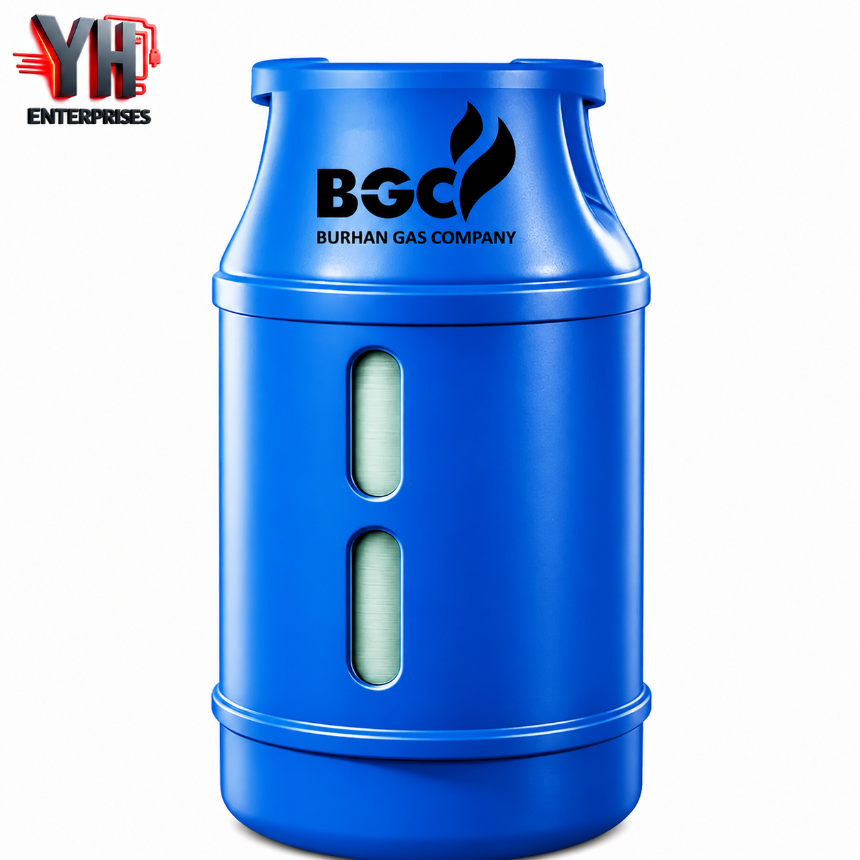 BGC Fiber Cylinder 10KG with 3 Star Regulator in Pakistan | YH Enterprises