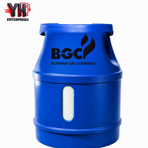 BGC Fiber Cylinder 5KG with 3 Star Regulator in Pakistan | YH Enterprises