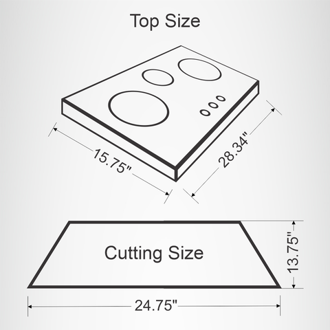 Crown Built-in Hob Model CR-24G