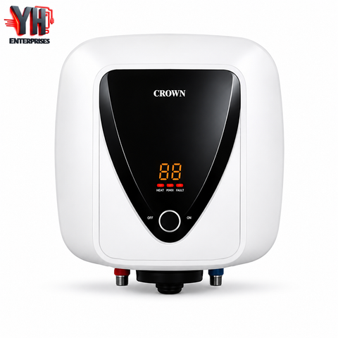 Crown EG-30L(D) 30L Electric Storage Geyser Fast Heating | YH Enterprises