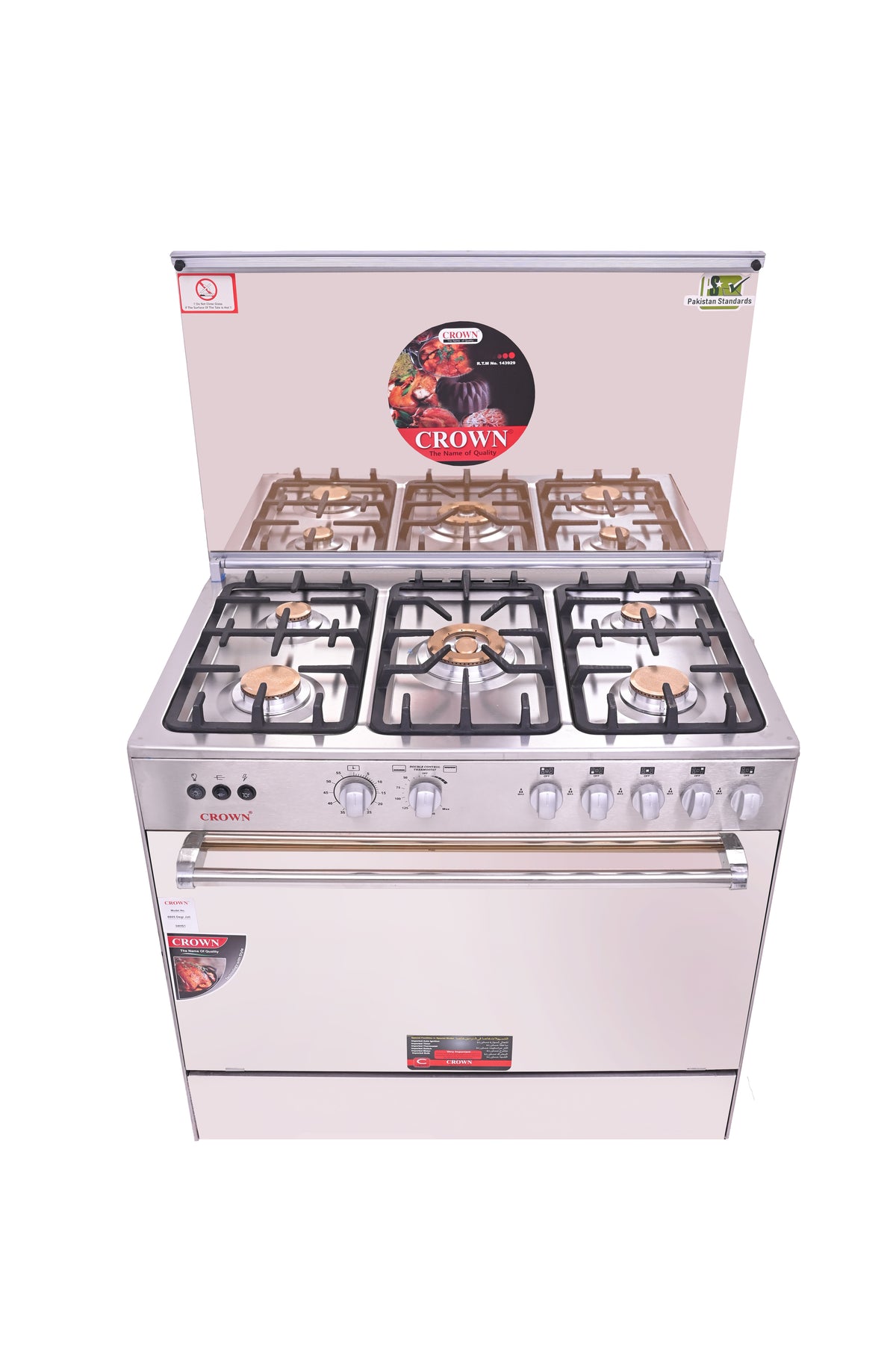 Crown Cooking Range 34-GT 5 Burner