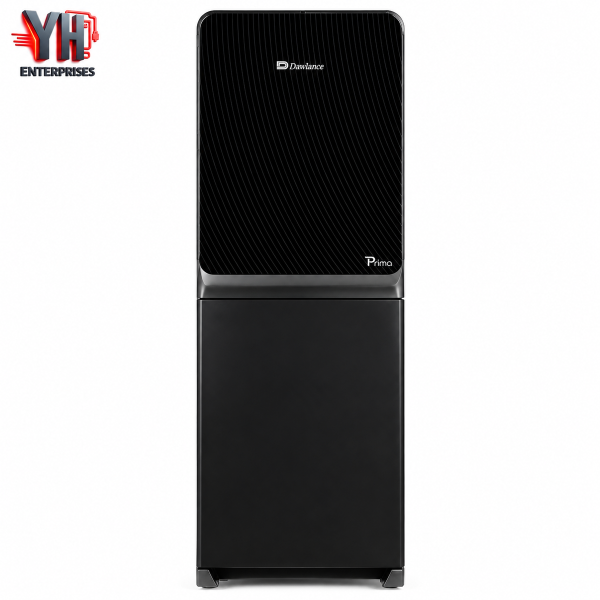 Dawlance DBD-1035 black glass door bottom load water dispenser with a modern design and convenient bottom-loading bottle system for home and office use.
