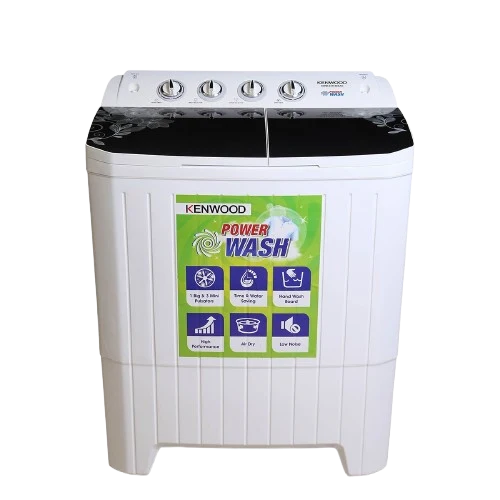 Kenwood Power Wash (Black Flower) 10KG Semi-Automatic Washing Machine – KWM-211059SAG
