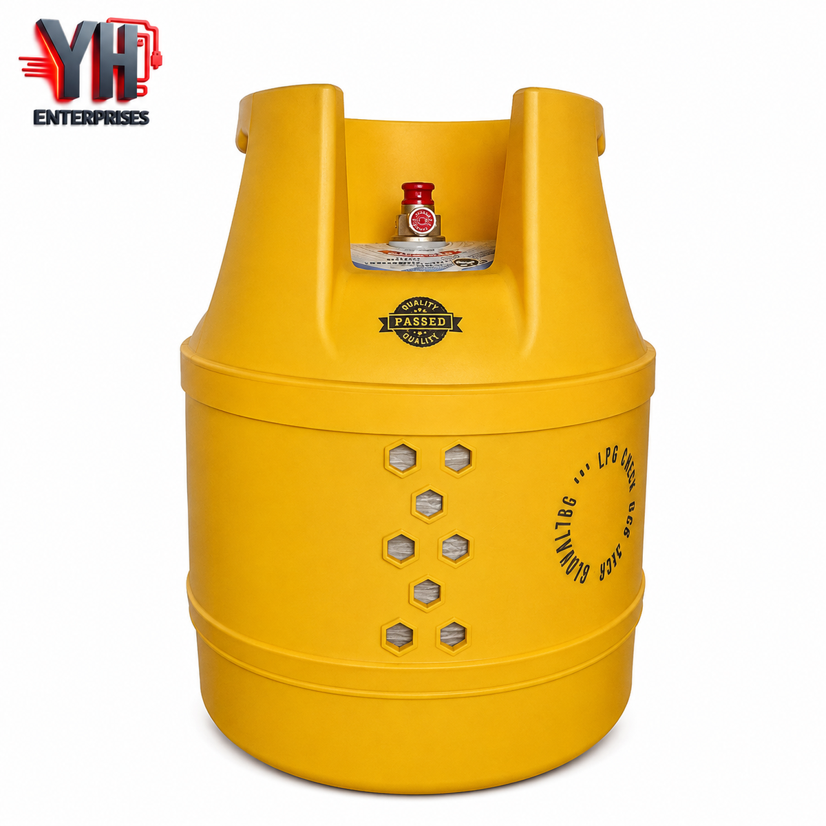 Global Fiber Cylinder 5KG with 3 Star LPG Regulator in Pakistan | YH Enterprises