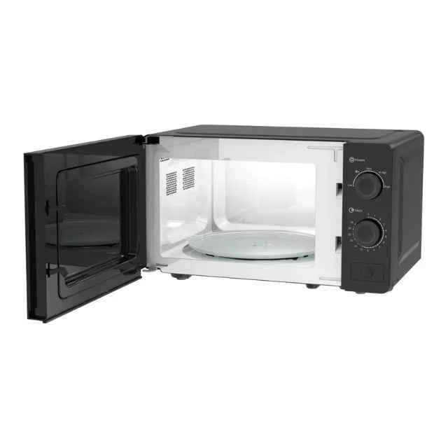 Haier Microwave Oven HMN-20MBS – Solo Series, 20 Liters, 700W, Speed Defrost (Black – New Model)
