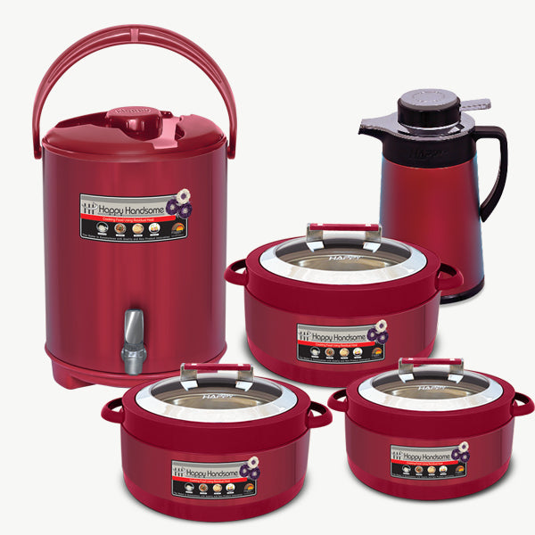Handsome Metallic Plus Red 5 Pc Gift Pack