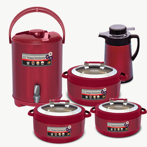 Handsome Metallic Plus Red 5 Pc Gift Pack