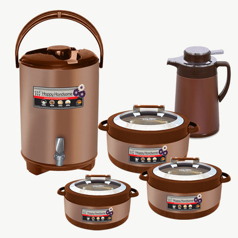 Handsome Metallic Plus Brown 5 Pc Gift Pack