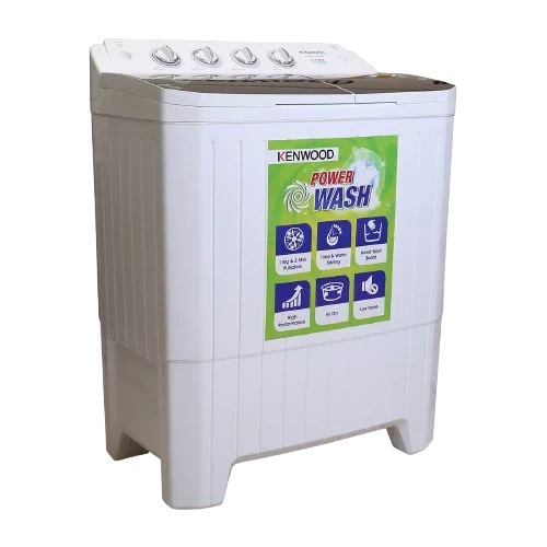 Kenwood Power Wash (Black Flower) 10KG Semi-Automatic Washing Machine – KWM-211059SAG