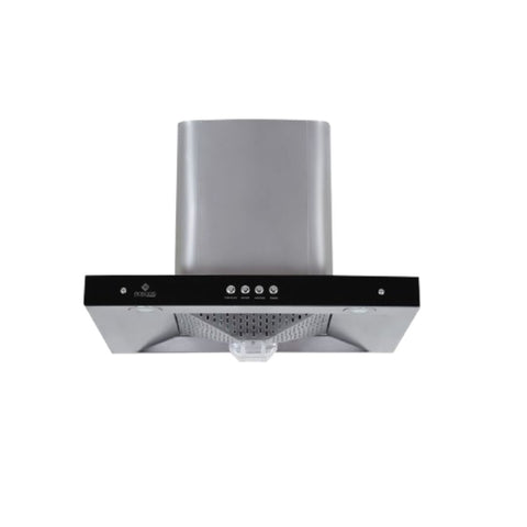 Nasgas Kitchen Hood 27 INCH KHD-265 HandSensor Touch button operating system Panel Front Tempered Glass Chimney