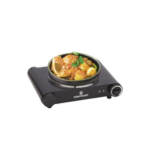 Westpoint Deluxe Hot Plate WF 261 - Black  2 Year Brand Warranty