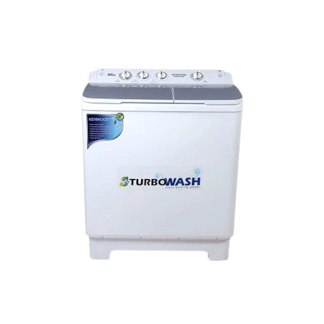 Kenwood Washing Machine KWM-1012 Turbo Wash Semi Automatic  White 10KG 1 Year Brand Warranty