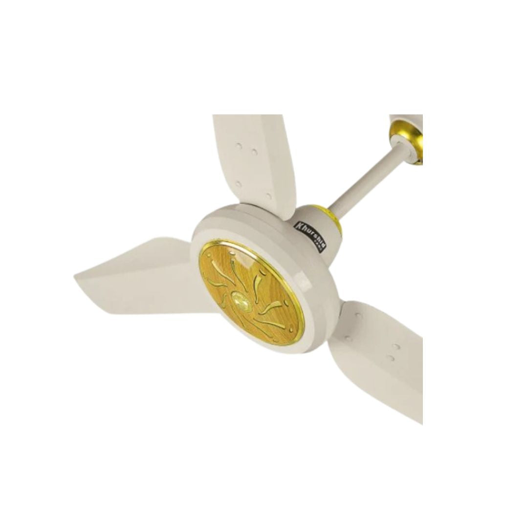 Khurshid Fan ICON AC DC Ceiling Fan Inverter Hybrid)  Remote Control Copper Winding 56 inches 1 Year Brand Warranty