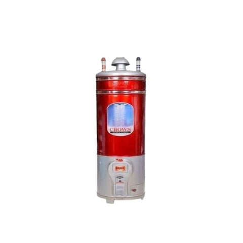 Crown Storage Geyser 15 Gallons Gauge : 12 x 16 Imported GI Pipe Natural Gas_ Geyser 1 Year Brand Warranty