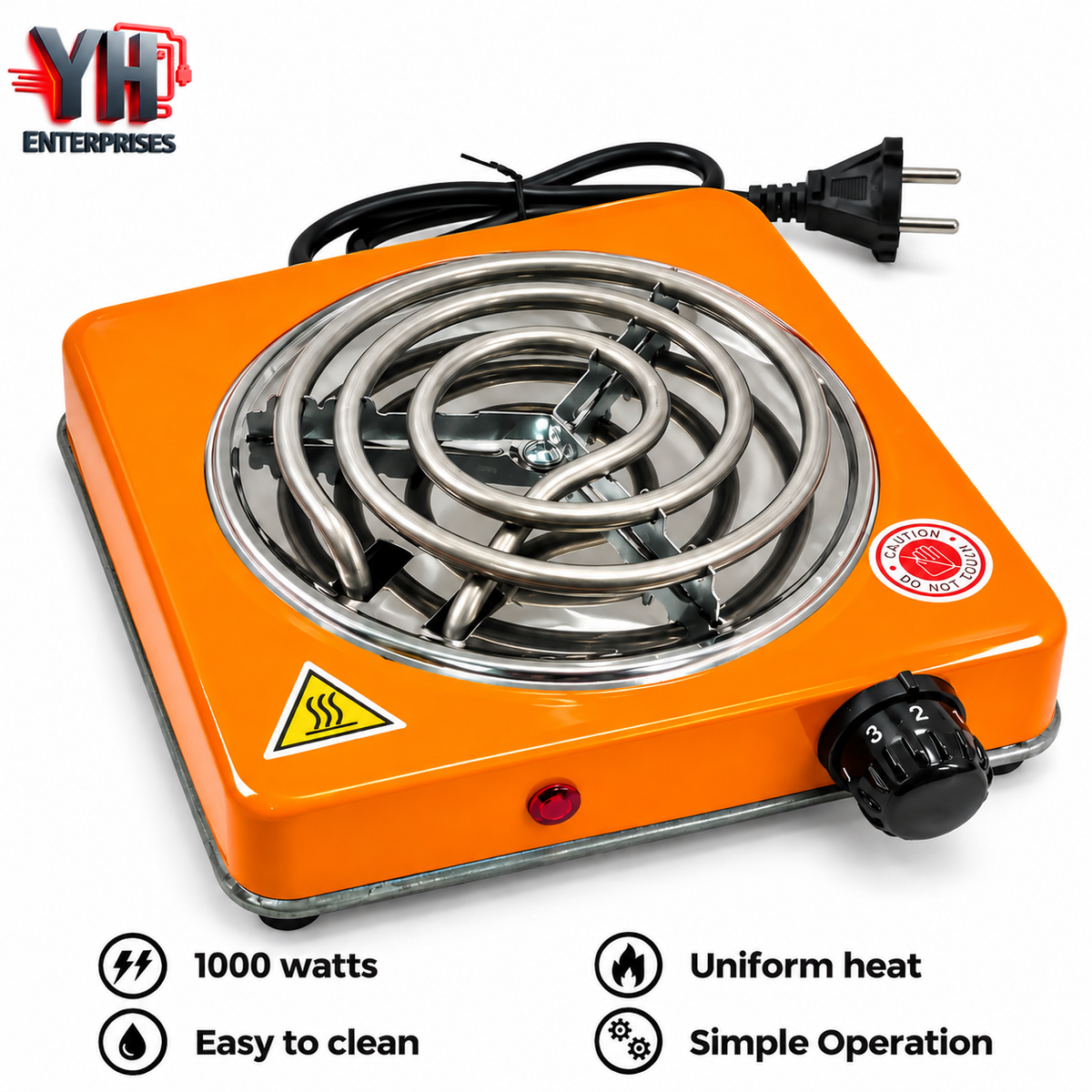 RAF Electric Stove R.8011A 1000W Best Price in Karachi Pakistan – YH Enterprises