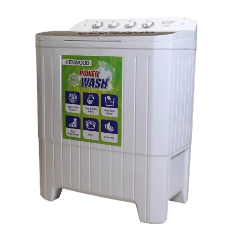 Kenwood Power Wash (Black Flower) 10KG Semi-Automatic Washing Machine – KWM-211059SAG