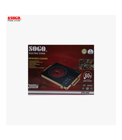 Sogo Electric Stove/Infrared Cooker (JPN-666) Golden
