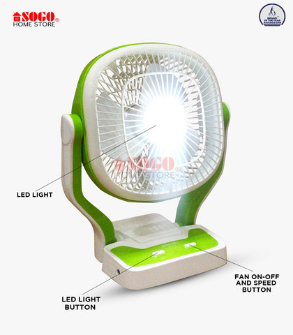 Sogo Rechargeable Mini Table Fan (JPN-403)
