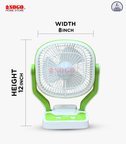 Sogo Rechargeable Mini Table Fan (JPN-403)