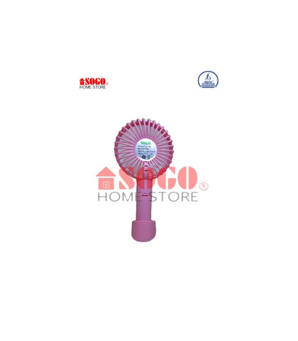 Sogo USB Rechargeable Mini Hand Fan (JPN-400) PINK