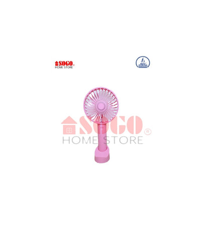 Sogo USB Rechargeable Mini Hand Fan (JPN-400) PINK