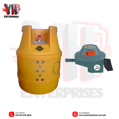 GLOBAL LPG Fiber Composite Gas Cylinder 5KG Lightweight, Safe & Built for Modern Living