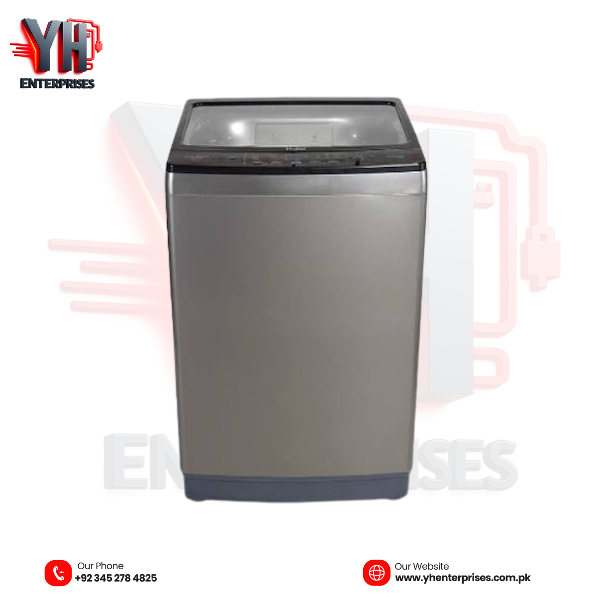 Haier HWM 150-826S6 15KG Top Load Washing Machine – Extra Large Capacity & Powerful Family Laundry Care