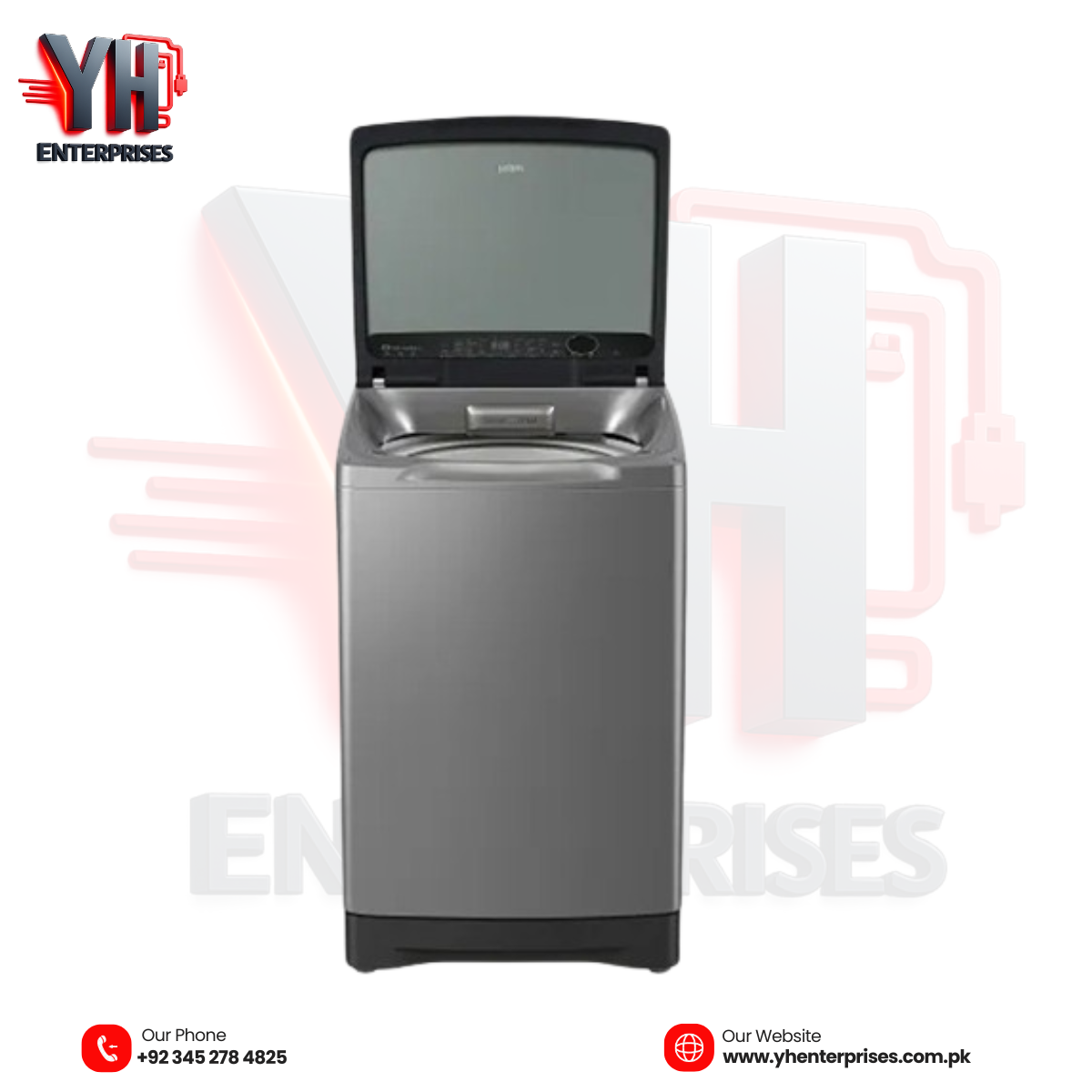 Haier HS150-B1978 S9 15KG Automatic Top Load Washing Machine – Premium AI Washing with Direct Motion Inverter Technology