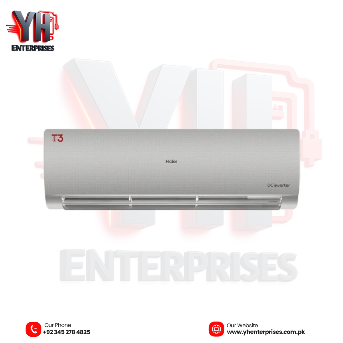 Haier Super T3 Pro Inverter AC 1 Ton – HSU-13HFS/013WDC(S)-T3 Pro Experience Powerful Cooling Even in Extreme Heat