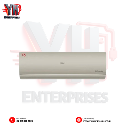 Haier Super T3 Pro Inverter AC 1 Ton Gold – HSU-13HFS/013WDC(G)-T3 Pro Powerful Cooling for Pakistan's Hottest Summers