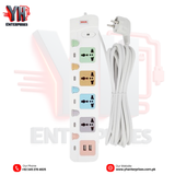SOGO SG-1542 Extension Socket with USB – 5 Meter Power Extension
