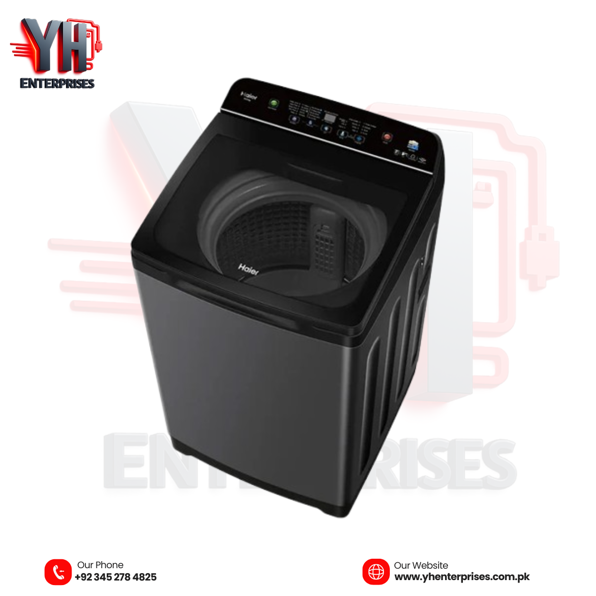 Haier HWM110-B688S8 11KG Automatic Top Load Washing Machine – Powerful, Quiet & Energy Efficient