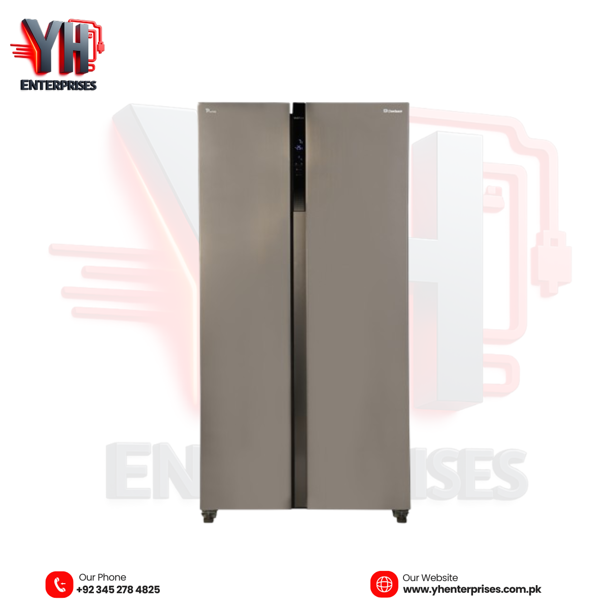 Dawlance DSS-9055 Inv Inox Side-by-Side No Frost Refrigerator