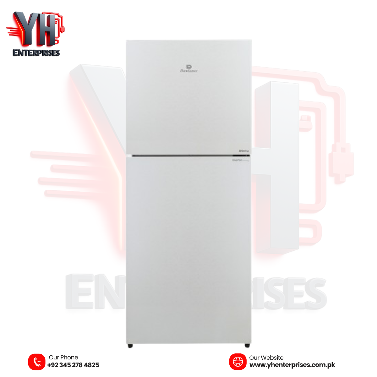 Dawlance REF 91999 AVANTE+ Cloud White Double Door Refrigerator