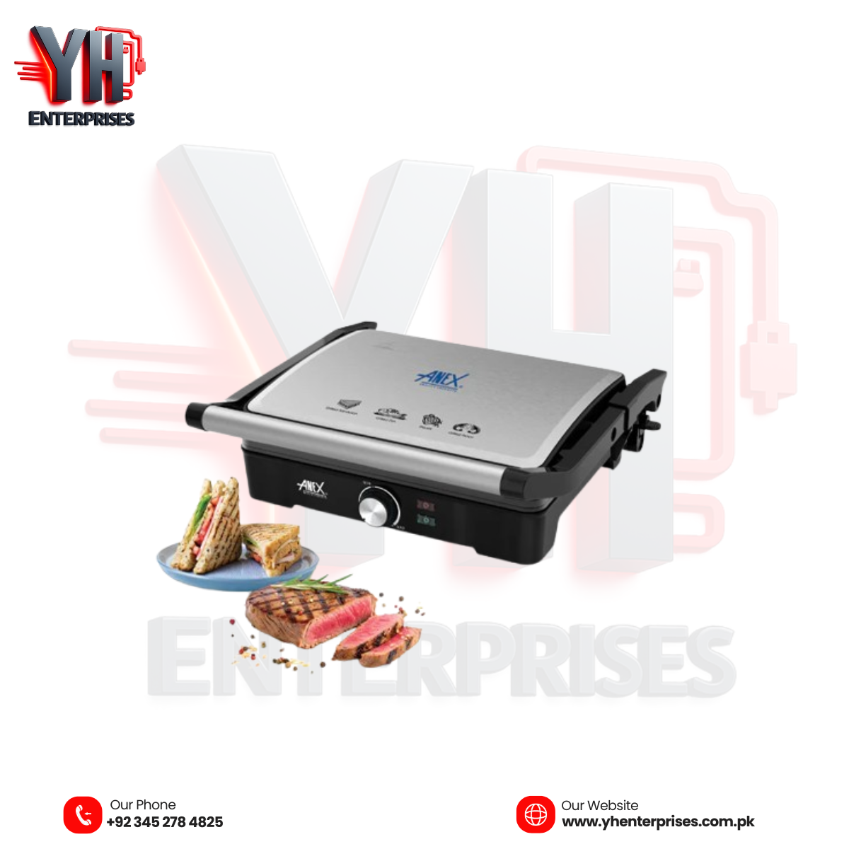 Anex AG-2142 Deluxe Barbecue Grill – Perfect Grilling for Every Occasion