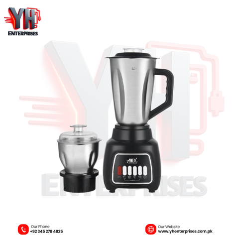 AG-6138SS Blender Grinder – 2-in-1 Powerful Kitchen Companion